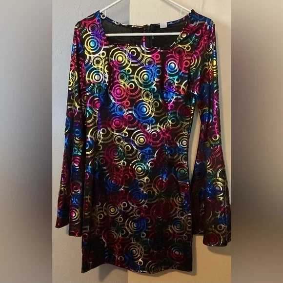 Shimmering stretchy dress size small new without tags - Picture 2 of 2